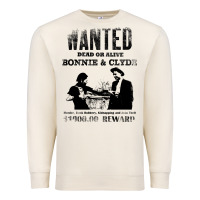 Sandshell wanted bonnie and clyde, distressed Premium Sweatshirt - lanVoArt