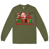 Army Green santas favorite basketball player Long Sleeve Tee - CowGirlArtShop