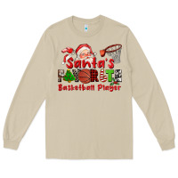 Mushroom santas favorite basketball player Long Sleeve Tee - CowGirlArtShop