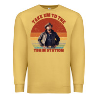 Antique Gold rip wheeler quote poster art Premium Sweatshirt - lanVoArt