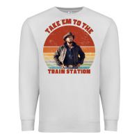 Dove Grey rip wheeler quote poster art Premium Sweatshirt - lanVoArt