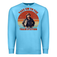 Ocean Blue rip wheeler quote poster art Premium Sweatshirt - lanVoArt