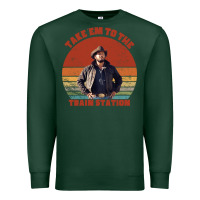 Sports Green rip wheeler quote poster art Premium Sweatshirt - lanVoArt