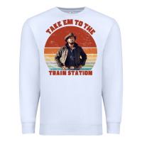 White rip wheeler quote poster art Premium Sweatshirt - lanVoArt