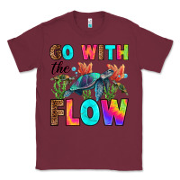 Burgundy go with the flow Classic Tee - RanaPortraitStore