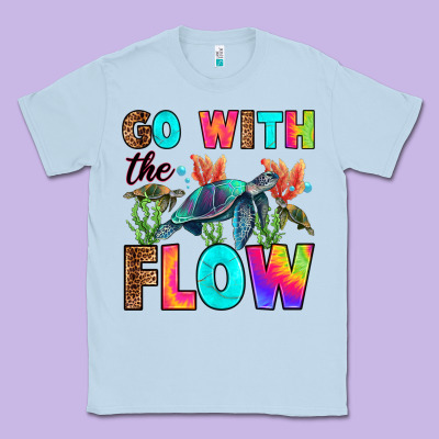 Go With The Flow Classic Tee Designed By Ranaportraitstore