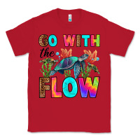 Red go with the flow Classic Tee - RanaPortraitStore