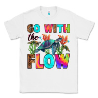 White go with the flow Classic Tee - RanaPortraitStore