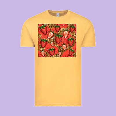 Strawberries Vintage Tee Designed By Jasminsmagicworld
