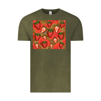 Vintage Olive strawberries Vintage Tee - Jasminsmagicworld