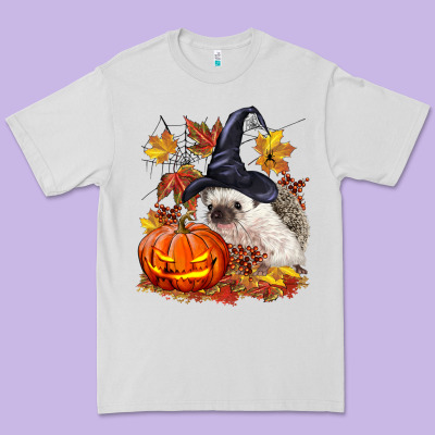 Halloween Hedgehog Premium Tee Designed By Lillyallendesigns
