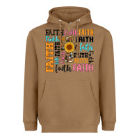 Toasted Coconut faith cross Heavyweight Hoodie - Artiststas