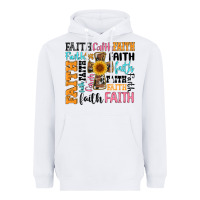 White faith cross Heavyweight Hoodie - Artiststas