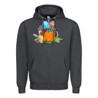 Smoke Easter Coffee Zipper Hoodie - CowhideDigitalArt