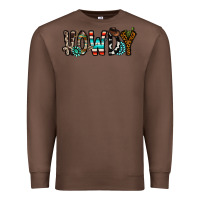 Chestnut howdy Premium Sweatshirt - CowhideDigitalArt