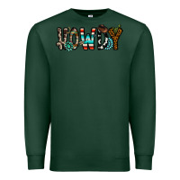 Sports Green howdy Premium Sweatshirt - CowhideDigitalArt