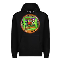 Black Spooky Teacher Premium Hoodie - BundleAndBundleShop