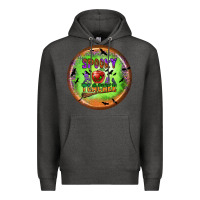 Charcoal Heather Spooky Teacher Premium Hoodie - BundleAndBundleShop