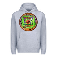 Heather Grey Spooky Teacher Premium Hoodie - BundleAndBundleShop