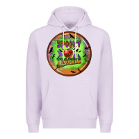 Lilac Spooky Teacher Premium Hoodie - BundleAndBundleShop