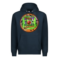 Navy Spooky Teacher Premium Hoodie - BundleAndBundleShop