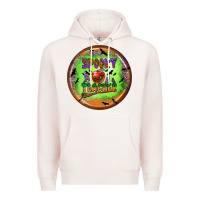 Pale Pink Spooky Teacher Premium Hoodie - BundleAndBundleShop