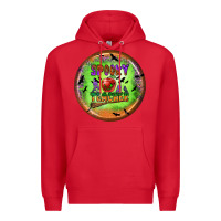 Red Spooky Teacher Premium Hoodie - BundleAndBundleShop