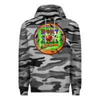 Slate Camo Spooky Teacher Premium Hoodie - BundleAndBundleShop