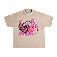 French Oak Cancer hearts Cancer Awaneress Urban Heavy Tee - HowdyJamesFarm
