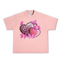 Cancer Hearts Cancer Awaneress Urban Heavy Tee | Teevron