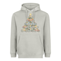 Moon Dust bicycle christmas tree funny biker bicyclist xmas for family long slee Heavyweight Hoodie - lanVoArt