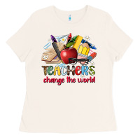 Bone teachers change the world Ladies Tee - Artiststas