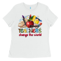 Teachers Change The World Ladies Tee | Teevron
