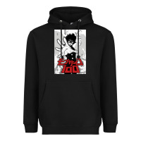 Black mob psyco 100   % Heavyweight Hoodie - lanVoArt
