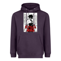 Plum mob psyco 100   % Heavyweight Hoodie - lanVoArt