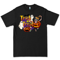Black Trick Or Treat Chimpanzee Premium Tee - LillyAllenDesigns