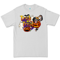 Dove Grey Trick Or Treat Chimpanzee Premium Tee - LillyAllenDesigns