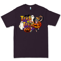 Plum Trick Or Treat Chimpanzee Premium Tee - LillyAllenDesigns