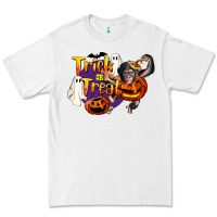White Trick Or Treat Chimpanzee Premium Tee - LillyAllenDesigns