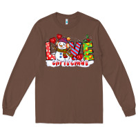Chestnut love christmas snowman Long Sleeve Tee - CowGirlArtShop