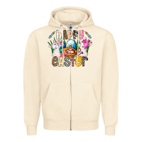 Sandshell Happy Easter Zipper Hoodie - CowhideDigitalArt