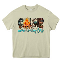Mossy camp more worry less Heavy Core Tee - JahusDesignShop
