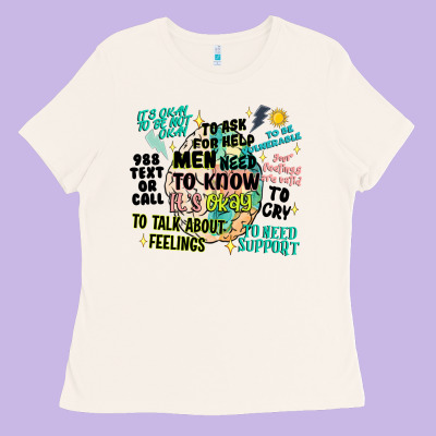 Mens Mental Health Matters Ladies Tee Designed By Artiststas
