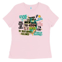 Bubblegum Pink mens mental health matters Ladies Tee - Artiststas