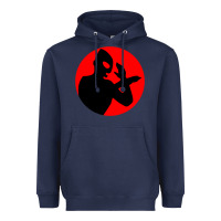 Navy ultraman Heavyweight Hoodie - lanVoArt