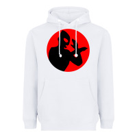 White ultraman Heavyweight Hoodie - lanVoArt