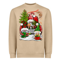 Mushroom christmas gnome truck Heavyweight Sweatshirt - BundleAndBundleShop