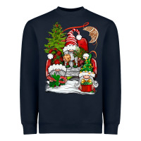 Christmas Gnome Truck Heavyweight Sweatshirt | Teevron