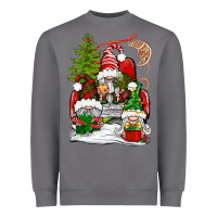 Storm christmas gnome truck Heavyweight Sweatshirt - BundleAndBundleShop