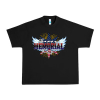 Black happy memorial day Urban Heavy Tee - HowdyJamesFarm